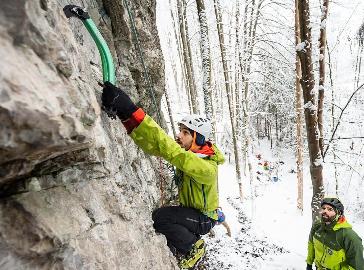 Drytooling Kurs der Alpinschule Garmisch